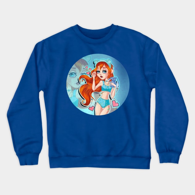 Bloom Winx Fairy Crewneck Sweatshirt by Demonic cute cat